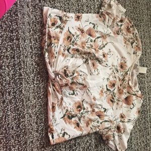 Crop T-Shirt with Knotted Tie!